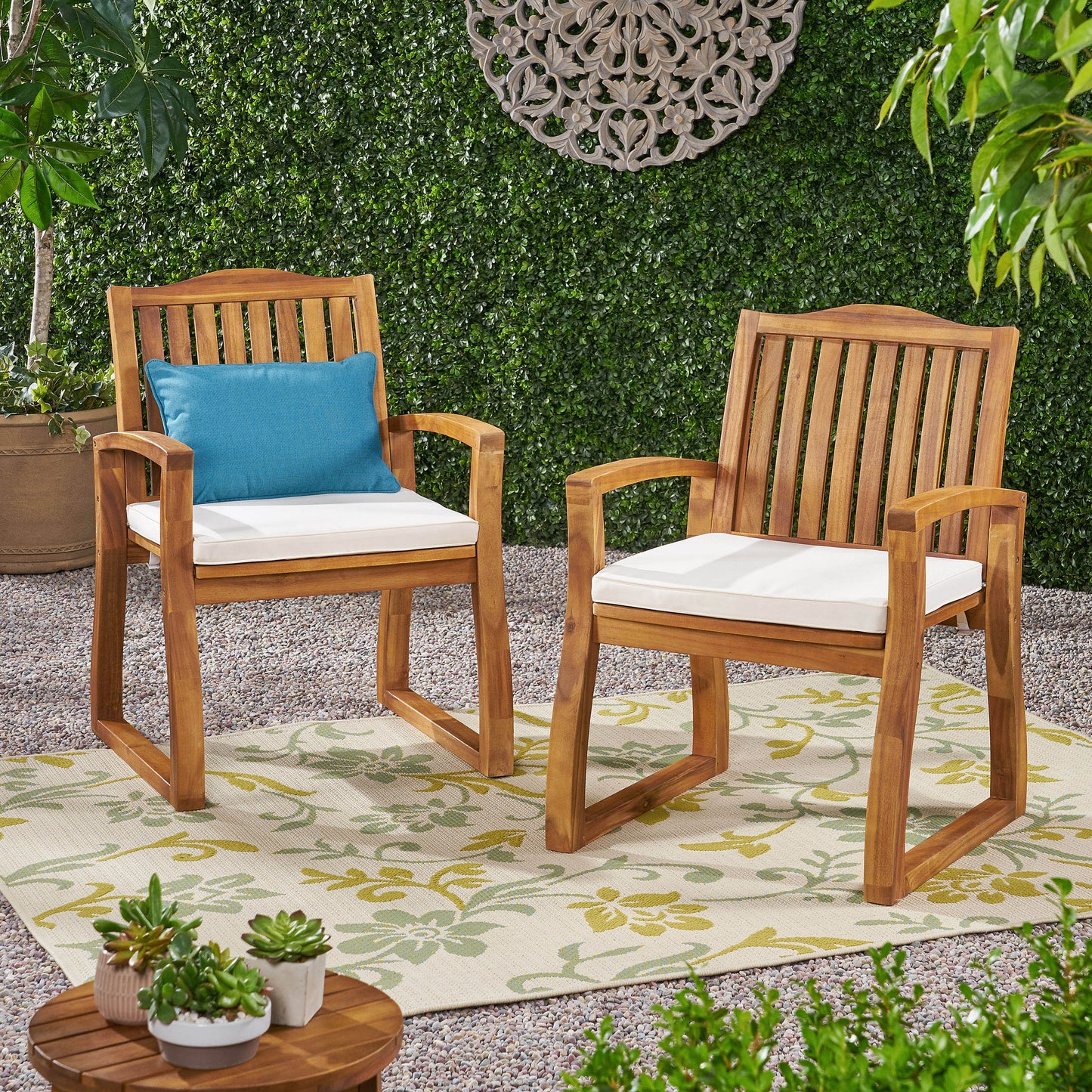 DELLA WOOD KD ARMCHAIR
