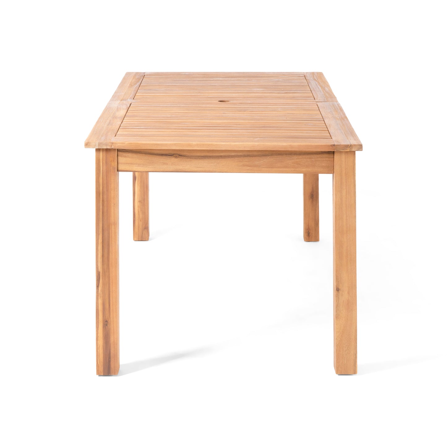 Outdoor Expandable Acacia Wood Dining Table,Natural