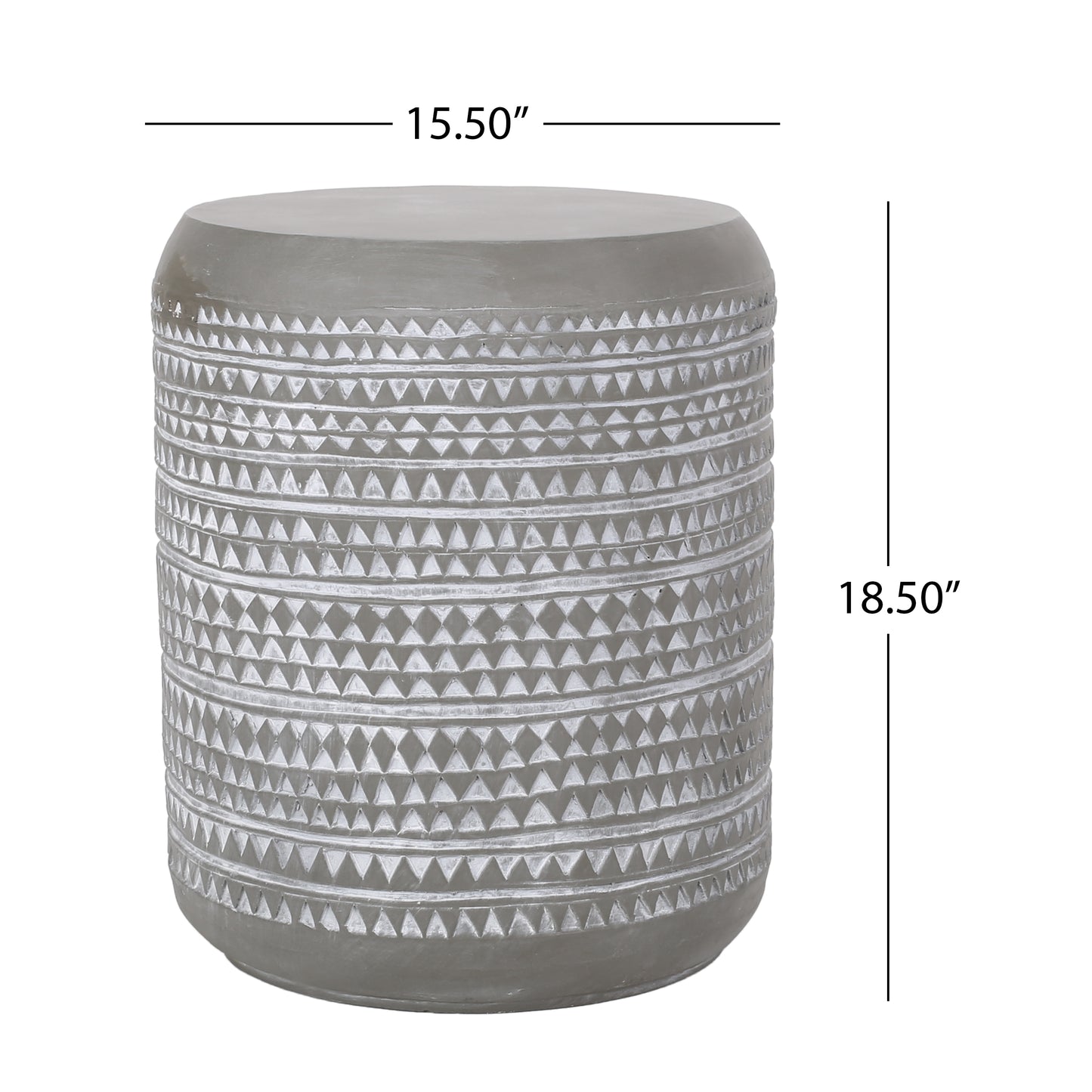 Outdoor LightWeight Concrete Side Table,MGO End Table