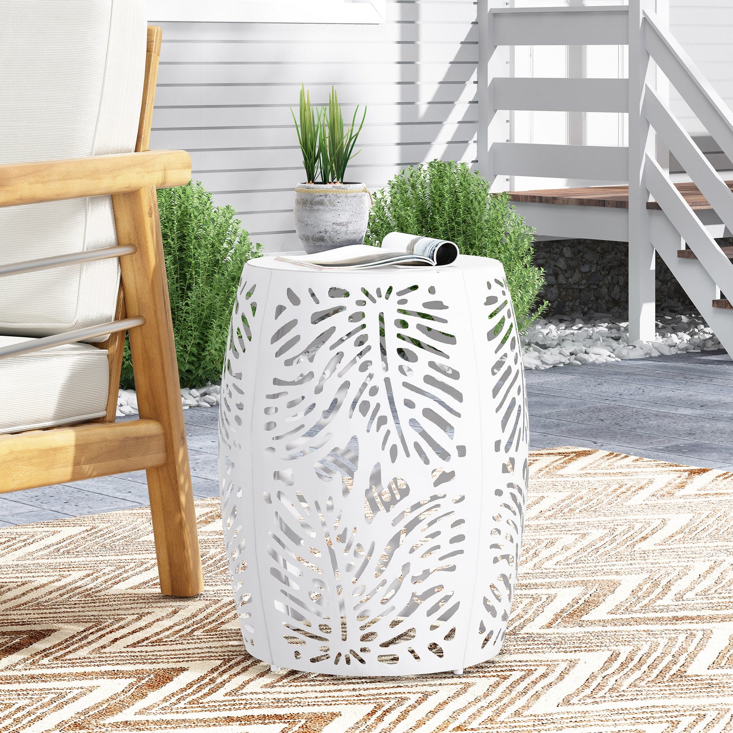 Metal End Table -Large